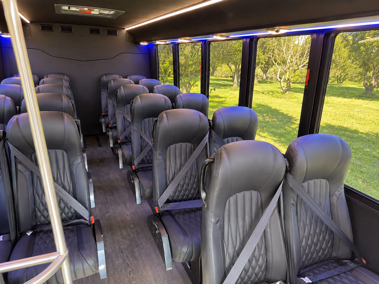 charter bus rentals for corporate wine events and group tastings near grand prairie