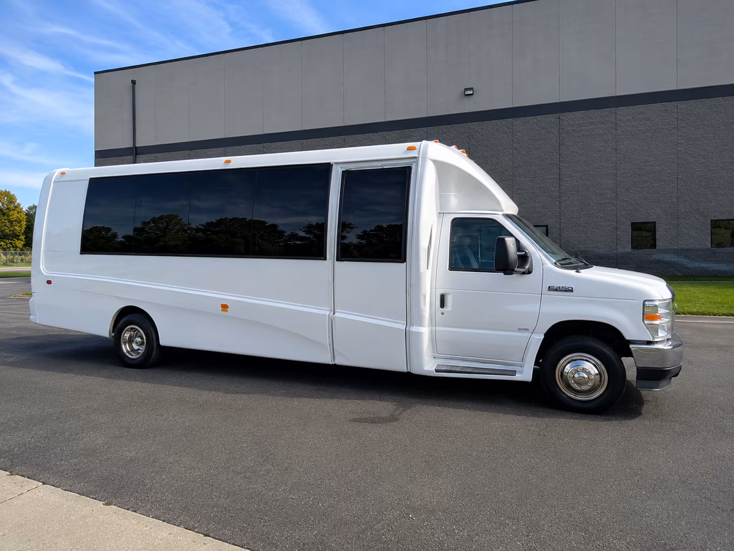 employee shuttle buses for grand prairie office parks and corporate campuses