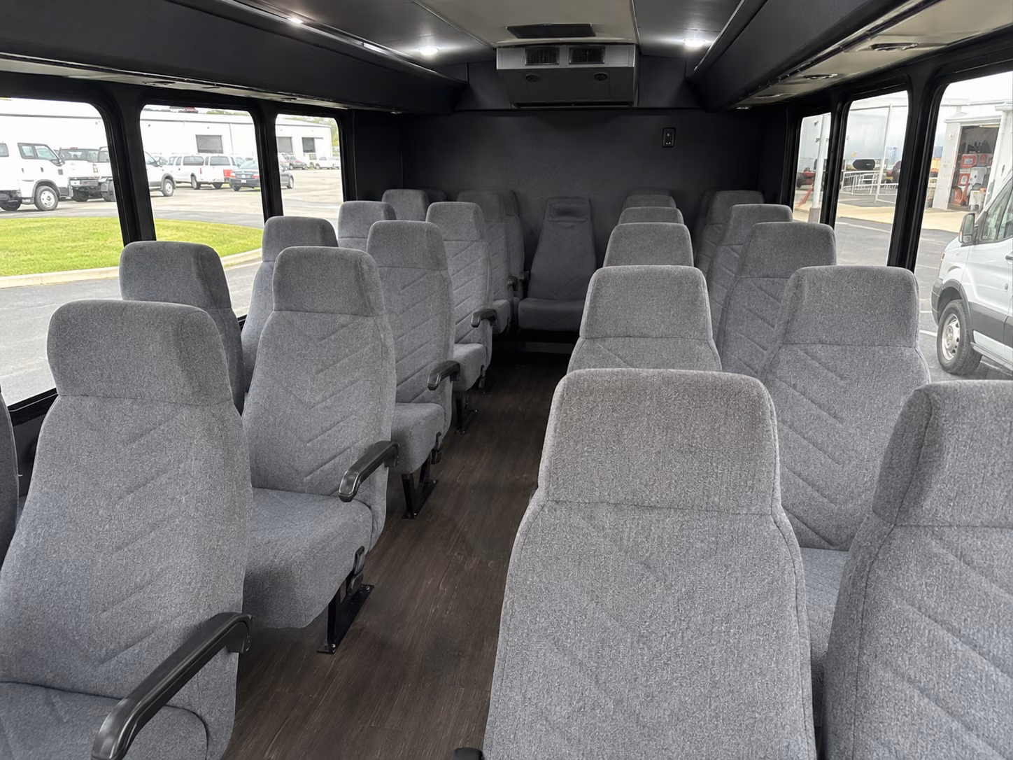 grand prairie 20 passenger minibus inside