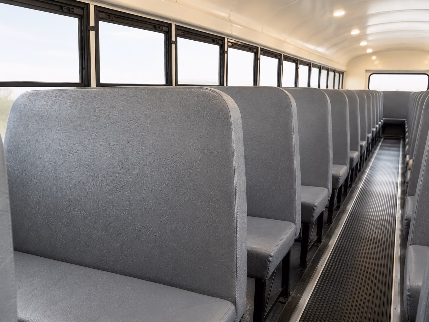 grand prairie school bus interior